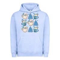 Pigment Grape Ice santa claus doodles christmas Urban Hoodie - MaliasSmallBusiness