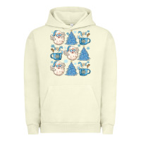 Pigment Pistachio santa claus doodles christmas Urban Hoodie - MaliasSmallBusiness