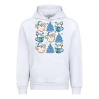 White santa claus doodles christmas Urban Hoodie - MaliasSmallBusiness