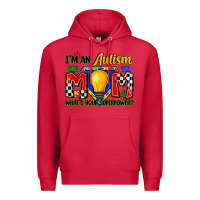 Cardinal i'm an autism mom what's your superpower Premium Hoodie - Zillion Design Studio