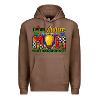 Chestnut i'm an autism mom what's your superpower Premium Hoodie - Zillion Design Studio
