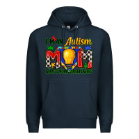 Navy i'm an autism mom what's your superpower Premium Hoodie - Zillion Design Studio