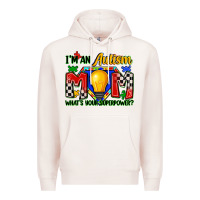 Pale Pink i'm an autism mom what's your superpower Premium Hoodie - Zillion Design Studio