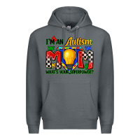 Rock i'm an autism mom what's your superpower Premium Hoodie - Zillion Design Studio