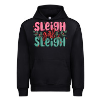 Black sleigh girl sleigh christmas Urban Hoodie - MaliasSmallBusiness