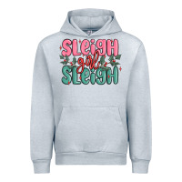 Heather Grey sleigh girl sleigh christmas Urban Hoodie - MaliasSmallBusiness