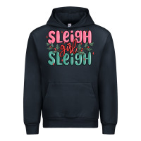 Navy sleigh girl sleigh christmas Urban Hoodie - MaliasSmallBusiness