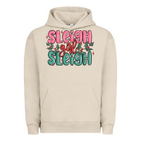 Pigment French Oak sleigh girl sleigh christmas Urban Hoodie - MaliasSmallBusiness