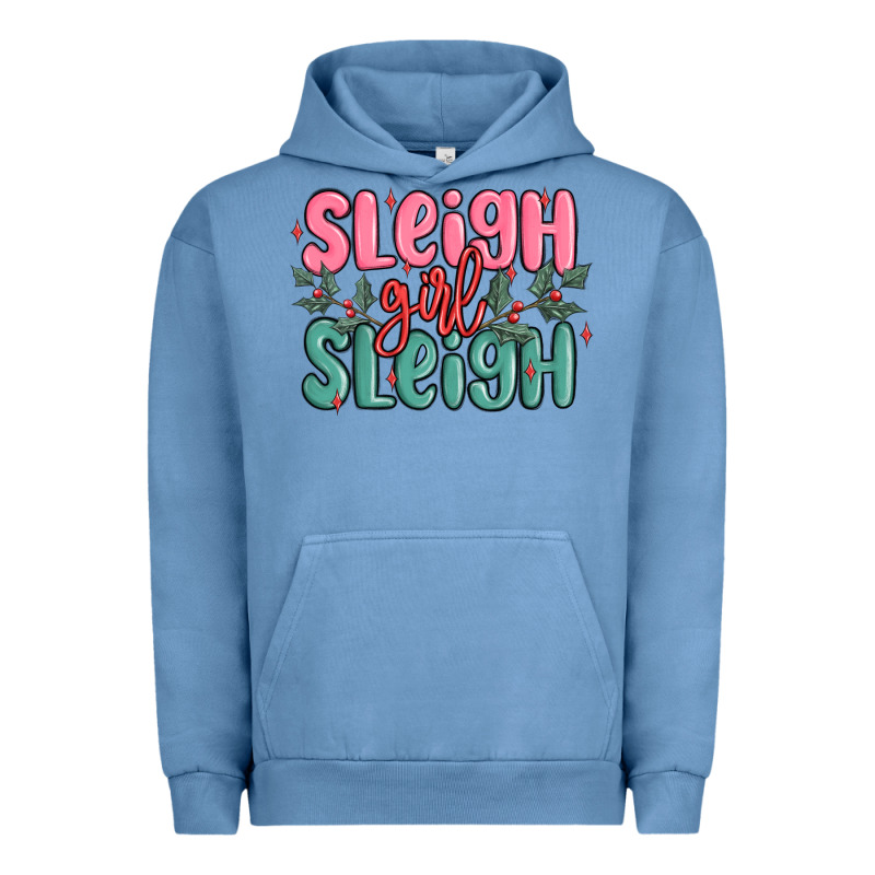 Sleigh Girl Sleigh Christmas Urban Hoodie by MaliasSmallBusiness | Teevron