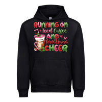 Running On Iced Coffee And Christmas Cheer Urban Hoodie | Teevron