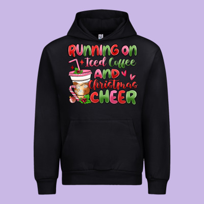 Urban Hoodie running on iced coffee and christmas cheer
