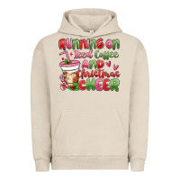 Pigment French Oak running on iced coffee and christmas cheer Urban Hoodie - MaliasSmallBusiness
