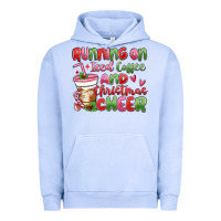 Pigment Grape Ice running on iced coffee and christmas cheer Urban Hoodie - MaliasSmallBusiness