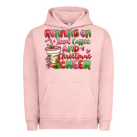 Pigment Salmon running on iced coffee and christmas cheer Urban Hoodie - MaliasSmallBusiness