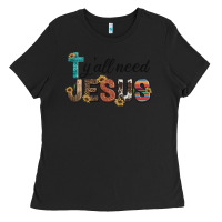 Black y'all need jesus Ladies Tee - Artiststas