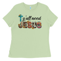 Matcha y'all need jesus Ladies Tee - Artiststas