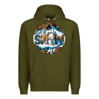 Army Green Let It Snow Premium Hoodie - RanaPortraitStore