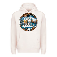 Pale Pink Let It Snow Premium Hoodie - RanaPortraitStore