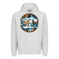 Dove Grey Let It Snow Premium Hoodie - RanaPortraitStore