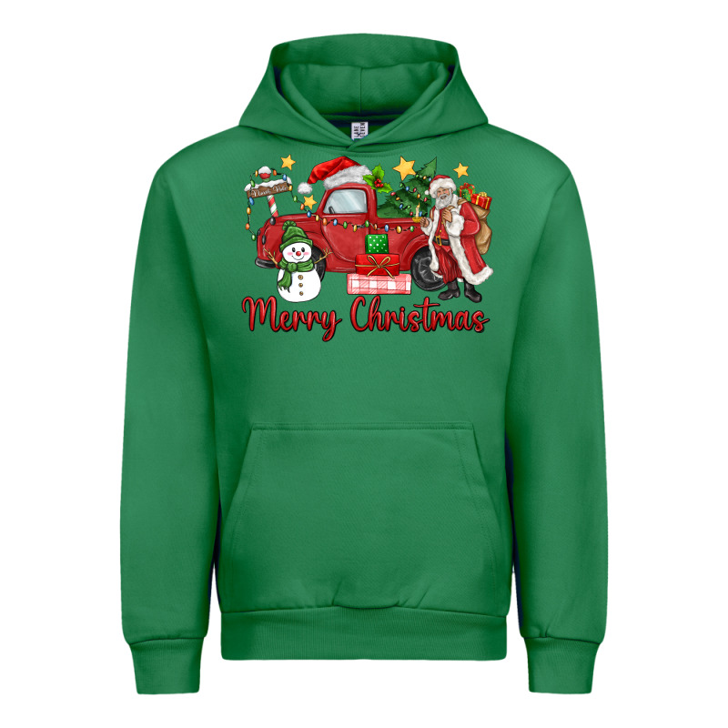Merry Christmas Truck Urban Hoodie by MaliasSmallBusiness | Teevron