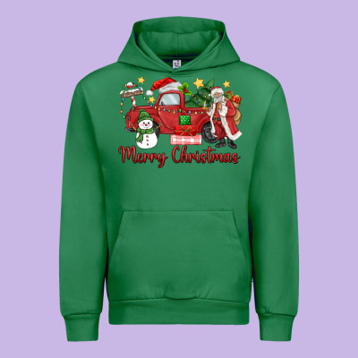 Urban Hoodie merry christmas truck