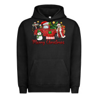 Pigment Black merry christmas truck Urban Hoodie - MaliasSmallBusiness