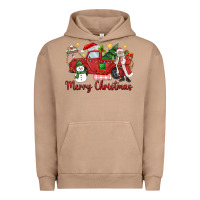 Pigment Burro merry christmas truck Urban Hoodie - MaliasSmallBusiness