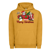 Pigment Peanut Butter merry christmas truck Urban Hoodie - MaliasSmallBusiness