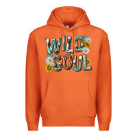 Carrot western wild soul with sunflowers Premium Hoodie - texasbilliewilder