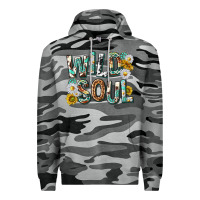 Slate Camo western wild soul with sunflowers Premium Hoodie - texasbilliewilder