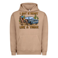 Pigment Burro i got a heart like a truck Urban Hoodie - MaliasSmallBusiness