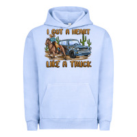 Pigment Grape Ice i got a heart like a truck Urban Hoodie - MaliasSmallBusiness