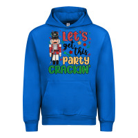 Cobalt lets get this party crackin Urban Hoodie - MaliasSmallBusiness