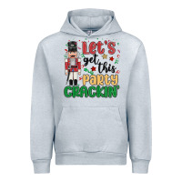 Heather Grey lets get this party crackin Urban Hoodie - MaliasSmallBusiness