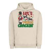 Pigment French Oak lets get this party crackin Urban Hoodie - MaliasSmallBusiness