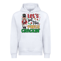 White lets get this party crackin Urban Hoodie - MaliasSmallBusiness
