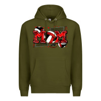 Army Green mom volleyball Premium Hoodie - Zillion Design Studio