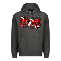Charcoal Heather mom volleyball Premium Hoodie - Zillion Design Studio