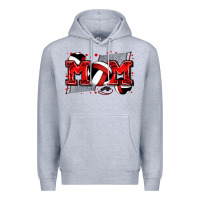 Heather Grey mom volleyball Premium Hoodie - Zillion Design Studio