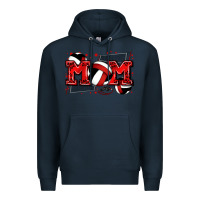 Navy mom volleyball Premium Hoodie - Zillion Design Studio