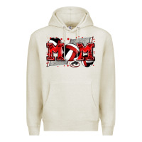Oatmeal Heather mom volleyball Premium Hoodie - Zillion Design Studio