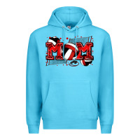 Ocean Blue mom volleyball Premium Hoodie - Zillion Design Studio