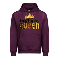 Mauve Wine birthday queen Urban Hoodie - MaliasSmallBusiness