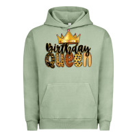 Pigment Oil Green birthday queen Urban Hoodie - MaliasSmallBusiness