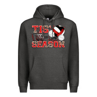 Charcoal Heather tis' the season volleyball Premium Hoodie - Zillion Design Studio