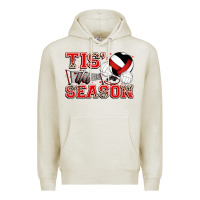 Oatmeal Heather tis' the season volleyball Premium Hoodie - Zillion Design Studio