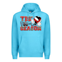 Ocean Blue tis' the season volleyball Premium Hoodie - Zillion Design Studio