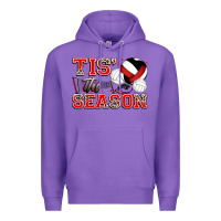 Purple tis' the season volleyball Premium Hoodie - Zillion Design Studio