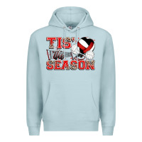 Blue Mist tis' the season volleyball Premium Hoodie - Zillion Design Studio