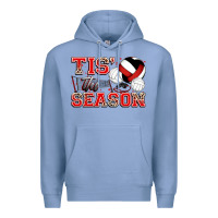 Colony Blue tis' the season volleyball Premium Hoodie - Zillion Design Studio